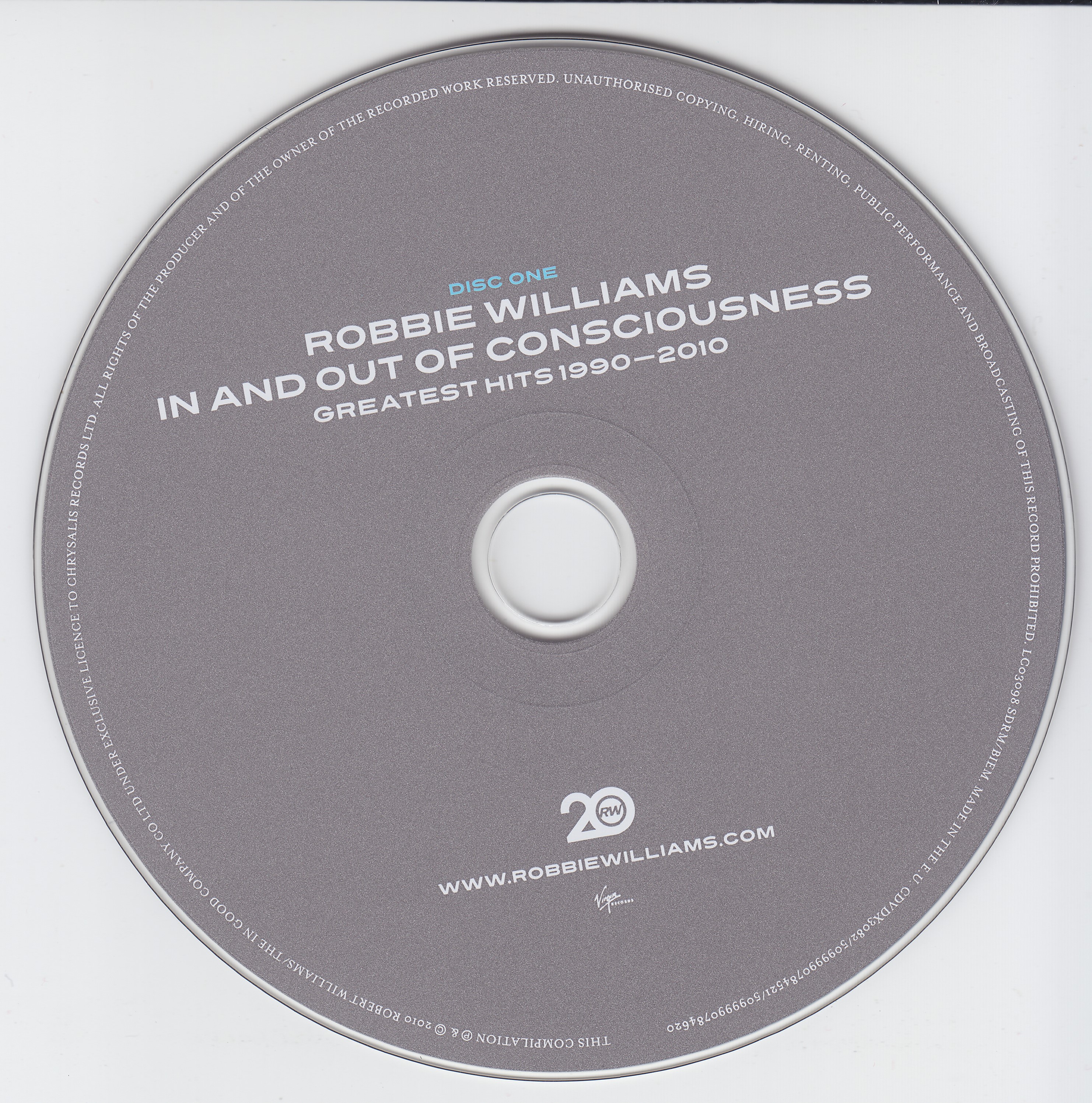 Robbie Williams  In And Out Of Consciousness : CD1